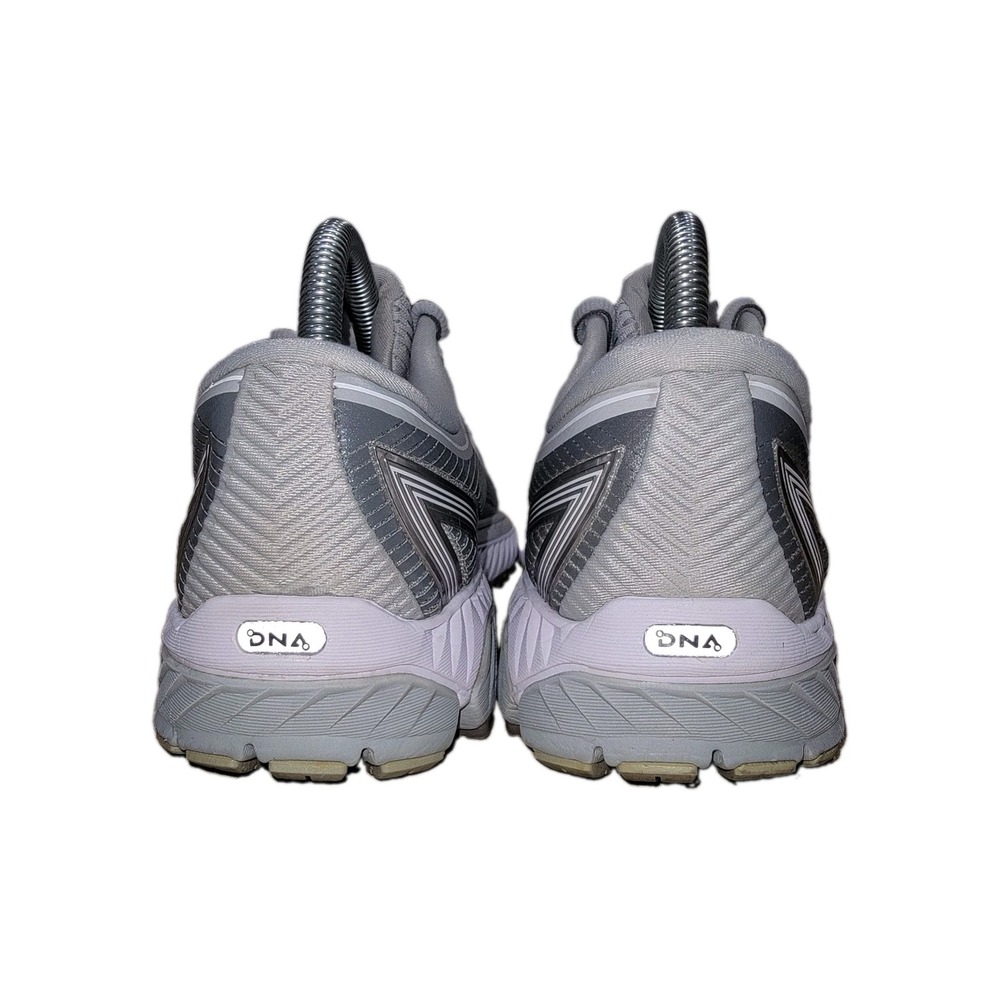 Brooks Ghost 10 Women's Size 7.5 B Running Shoes Silver White Running Shoes - Picture 9 of 12